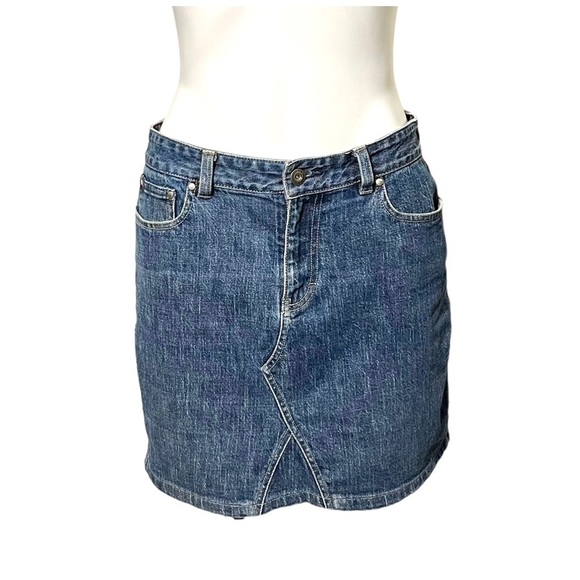 Vintage Y2K Tommy Hilfiger Denim Mini Skirt Size 8 - Picture 1 of 4